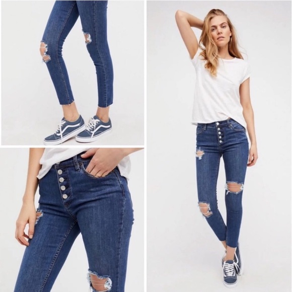 Free People Denim - NWT High Rise Free People Jeans